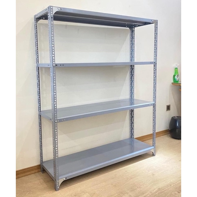 Kệ Sắt V Lỗ Đựng Đồ Đa Năng 4 Tầng : Cao 1,5m X Dài 1m2 X Sâu 0,4m - Lắp Ghép