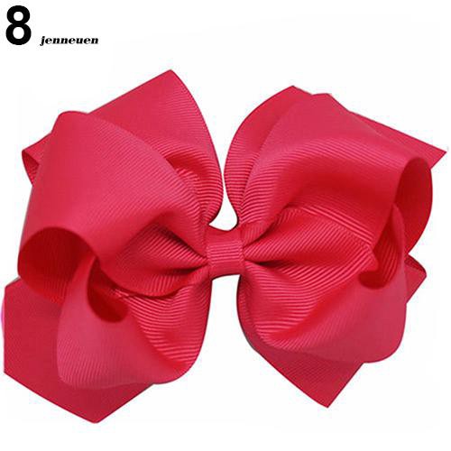 Kẹp tóc họa tiết nơ ruy băng xinh xắn cho bé gái