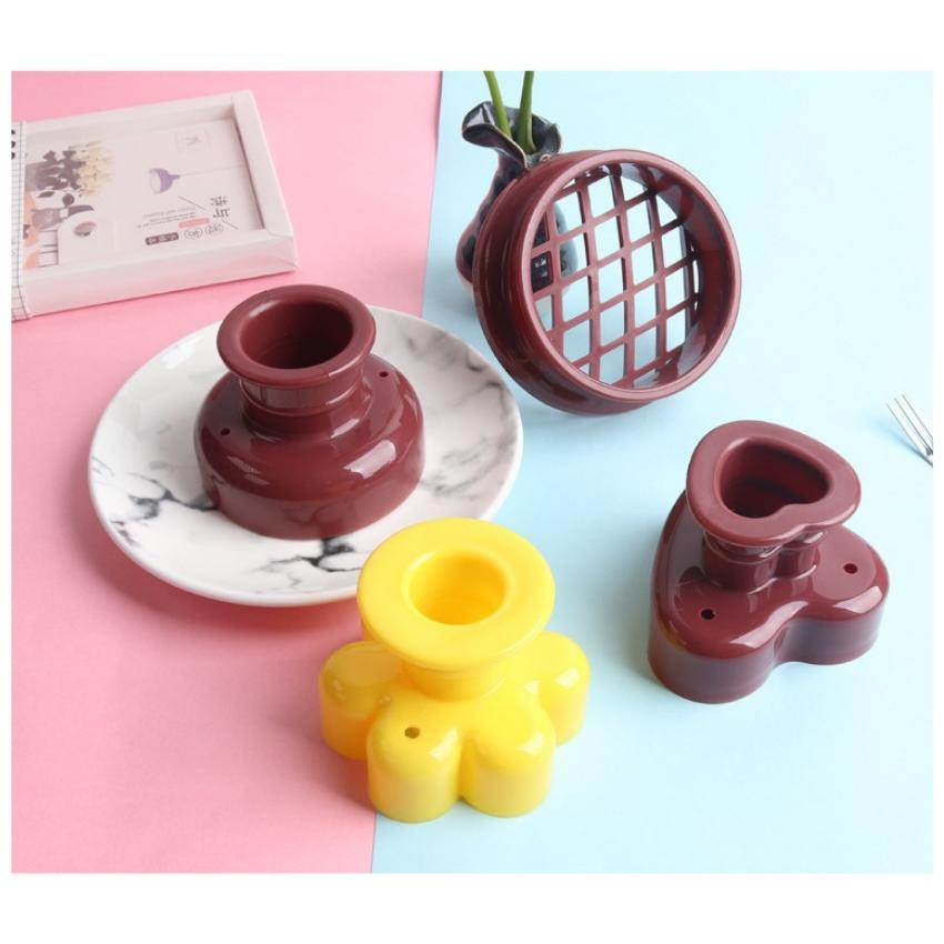 Khuôn Nhấn Dụng Cụ Làm Bánh Donut Bằng Nhựa Tiện Lợi Cao Cấp