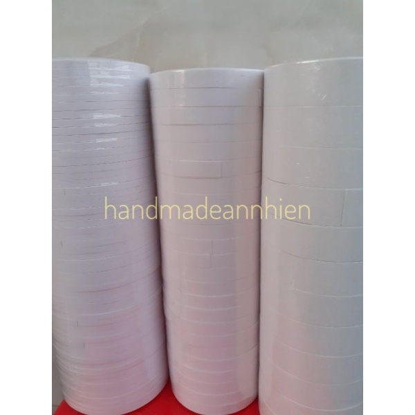 1 CUỘN BĂNG KEO 2 MẶT, NHIỀU SIZE - VĂN PHÒNG PHẨM