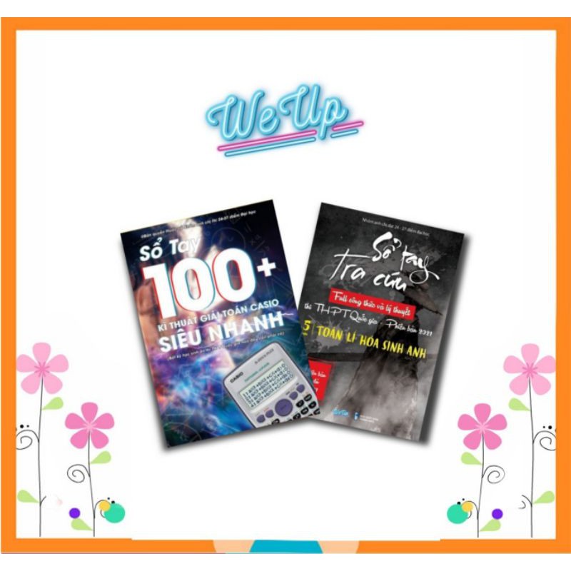 combo 2 cuốn sổ tay công thức 5 môn và sổ tay casioo