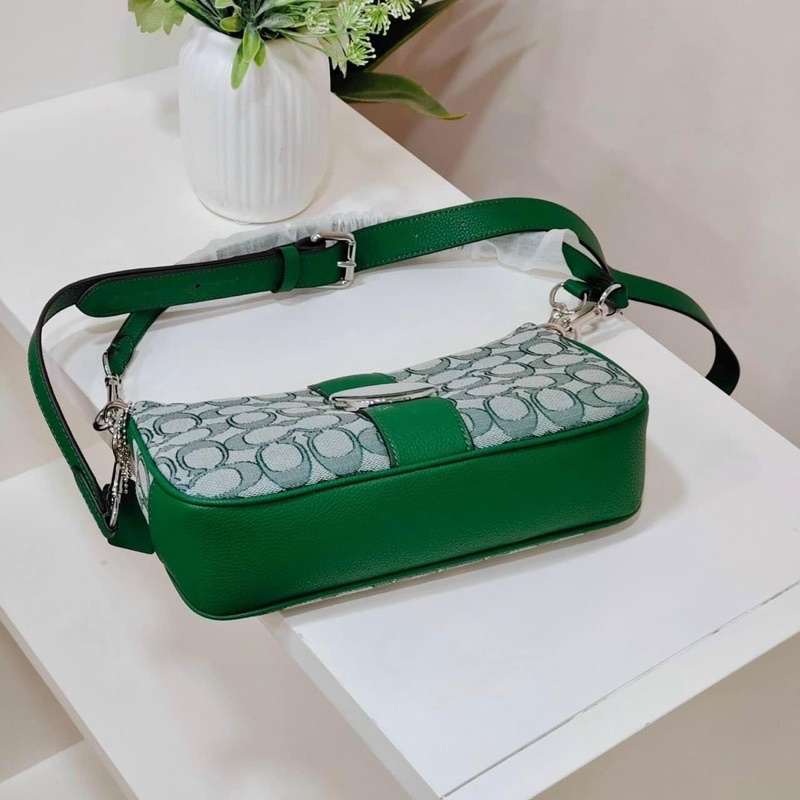 Sẵn sale Túi Coach dáng thuyền Lonnie - nhiều màu