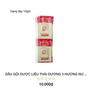 Com bo 50 gói Dầu gội thái dương 3 hoa