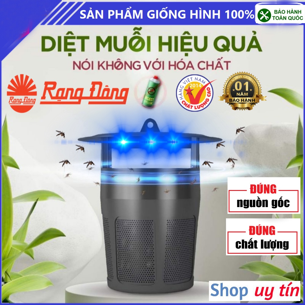 Đèn bắt muỗi Rạng Đông - Máy bắt muỗi Rạng Đông thông minh DBM01 bắt côn trùng nhanh, an toàn, hiệu quả