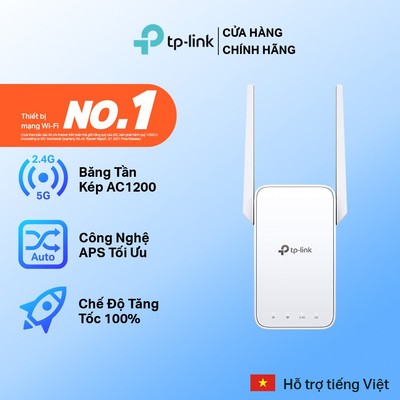 [Mesh, Xuyên Tường] Bộ Mở Rộng Sóng Wifi Mesh TP-Link RE315 | Chế Độ Tăng Tốc 100%