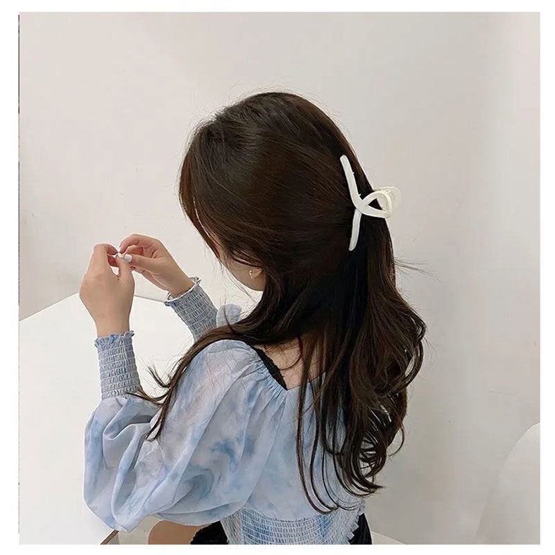 Kẹp tóc nhựa màu 10.5cm 5 mẫu
