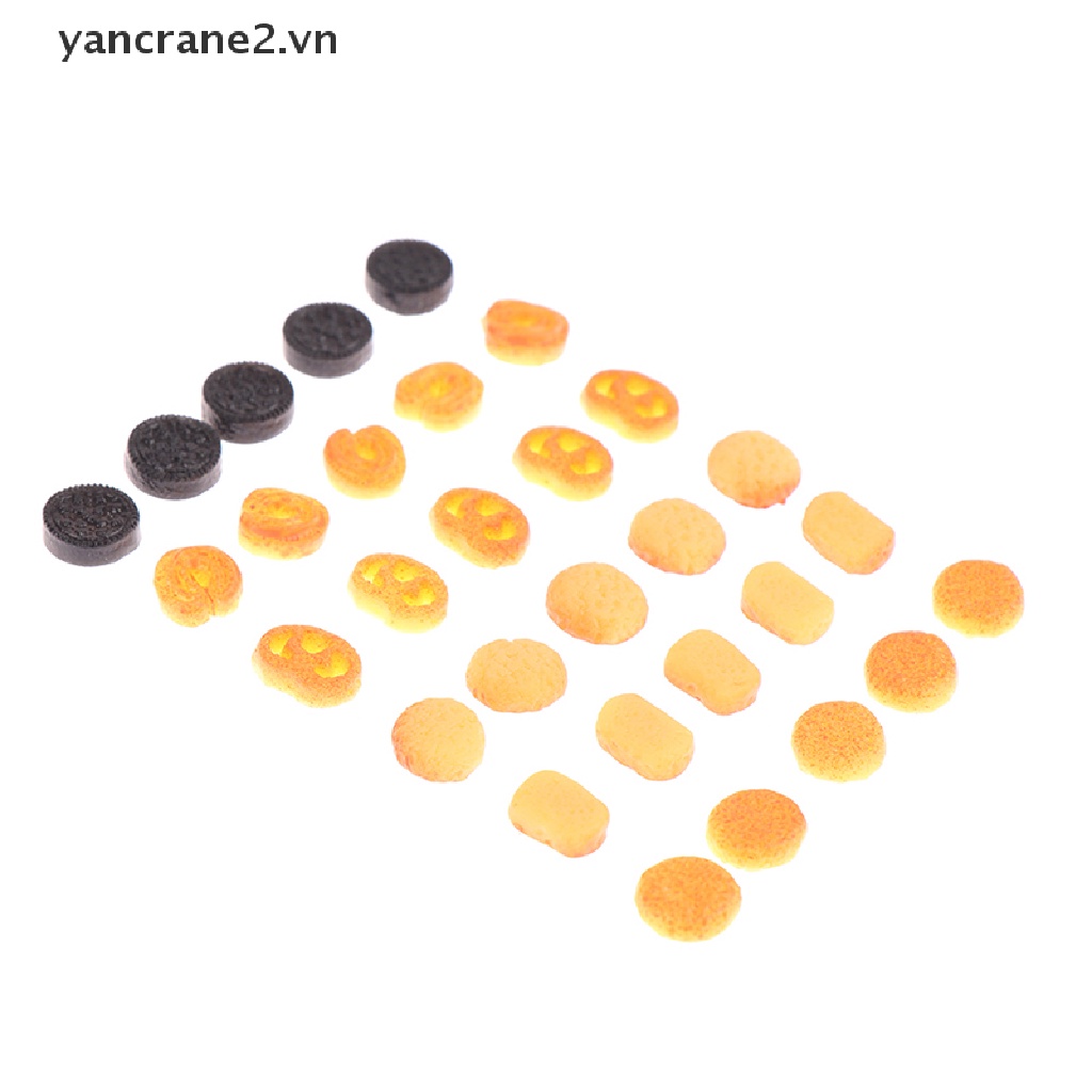 Bộ 10 Mô Hình Bánh Quy Trang Trí Nhà Búp Bê