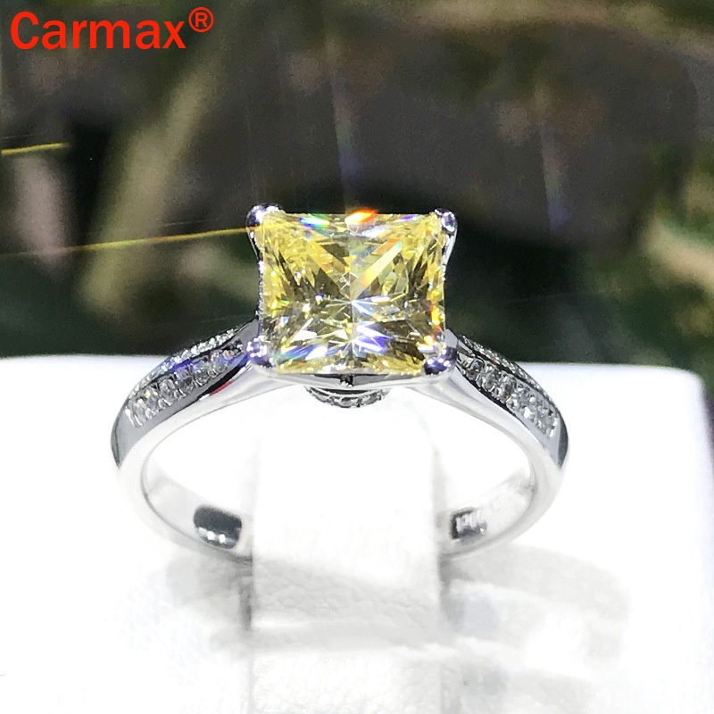 Nhẫn đính đá hình vuông phong cách cổ điển thời trang