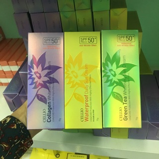 Kem chống nắng cellio spf 50pa+++