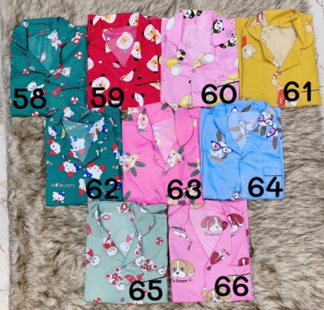 Bộ Ngủ Pijama Cộc Đùi ( Mẫu Số 58 - 66) | BigBuy360 - bigbuy360.vn
