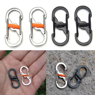 Gowinter 8 Hình Móc Ngoài Trời Khóa Snap Clip Mount Leo Carabiner Móc Chìa Khóa