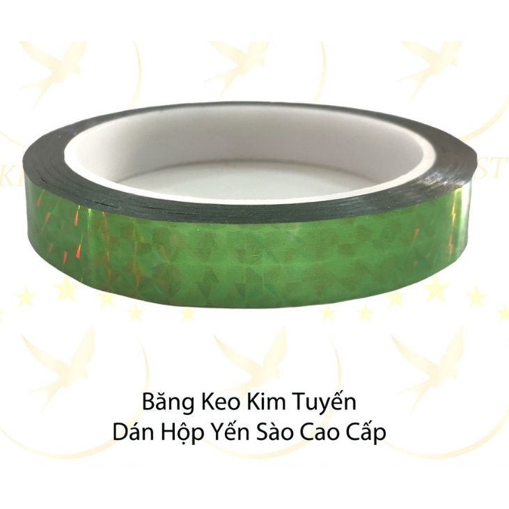 ĐẸP RẺ - Băng Keo KIM TUYẾN dán hộp Yến