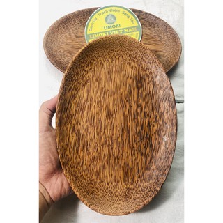 Dĩa Gỗ Dừa Hình Ovan