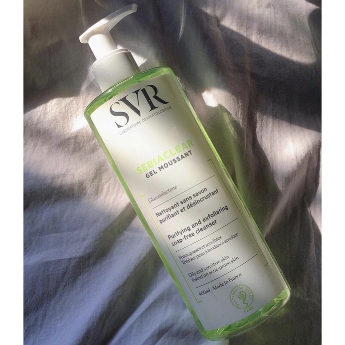 [Mã SKAMLTSM11 giảm 10% đơn 99K] Sữa rửa mặt SVR Sebiaclear gel moussant 400ml | BigBuy360 - bigbuy360.vn