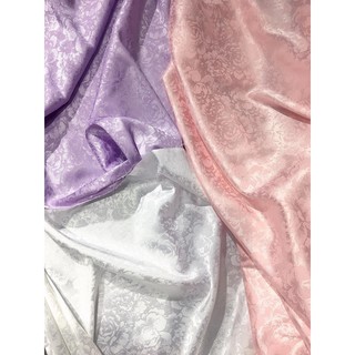 Gấm lụa satin vân hoa ( GIÁ 140k/m )