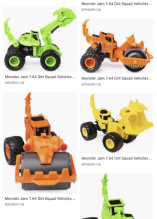 Hộp xe Monster Jam bản hiếm ( set 3 chiếc)