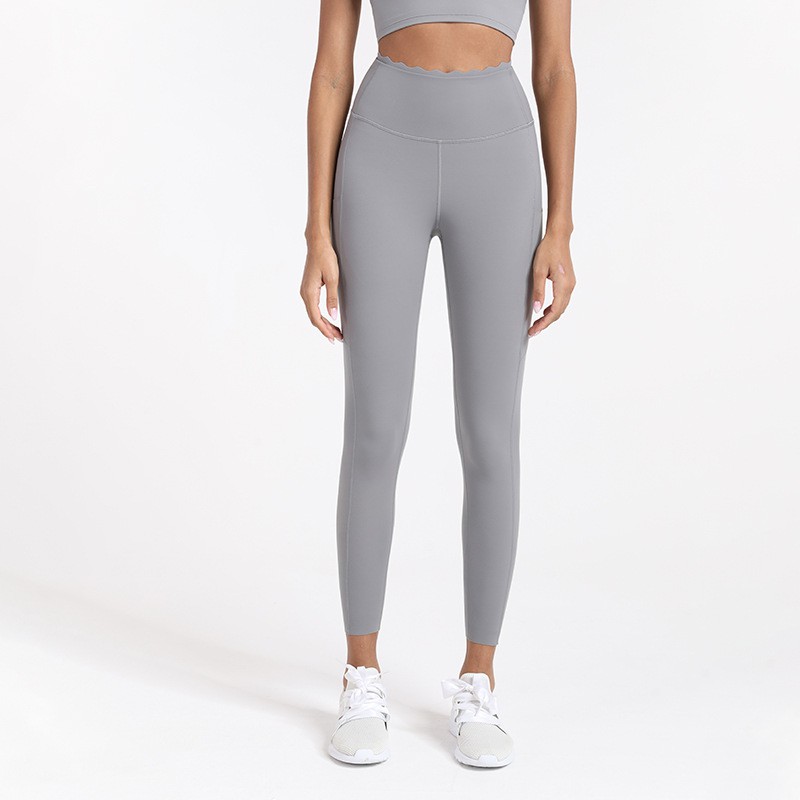 Quần Legging Thể Thao Lưng Cao Có Túi Thời Trang Nhiều Màu Sắc Cho Nữ