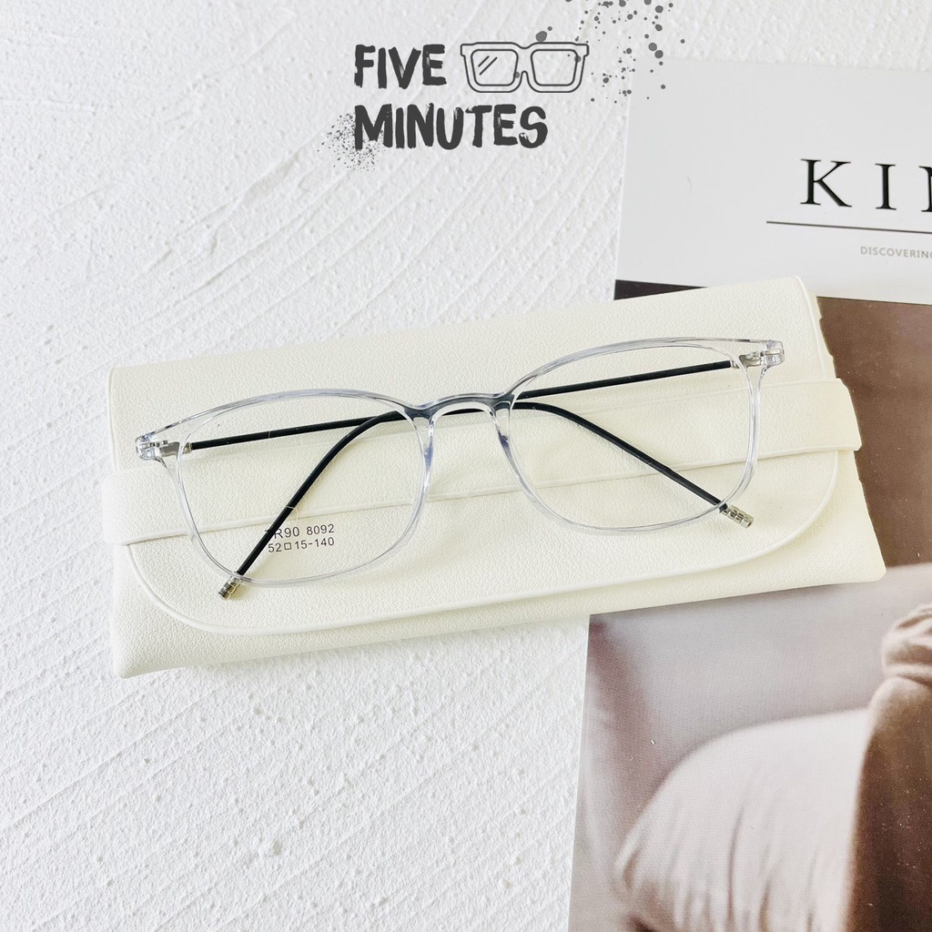 [ Fiveminutes eyewear ] Gọng kính vintage 8092 vuông dáng bầu càng tăm siêu xinh , nhận cắt mắt cận loạn theo giấy
