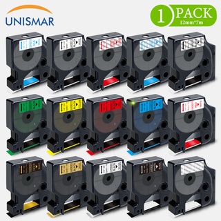  Cuộn Băng Nhãn Dymo D1 12mm 45013 45016 45017 45018 45010 Dymo LabelManager 160 360D 280 420P 450 Duo Pnpoint 100 200 