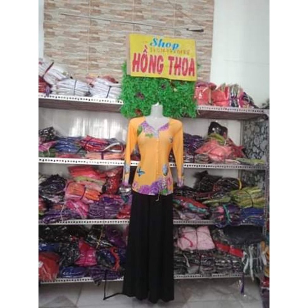 Áo Bà 3in hoa ly 4d không kèm quần