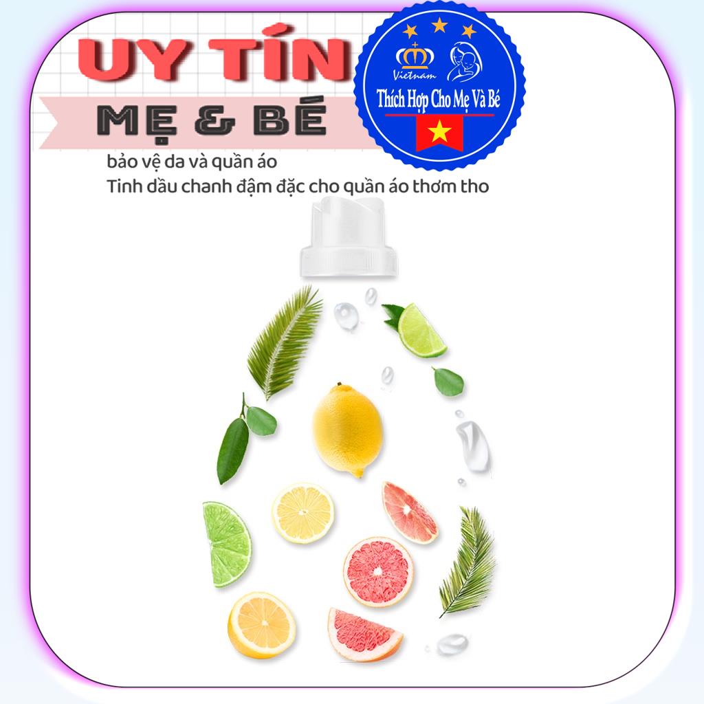 Nước xả giặt xà phòng ddung Hàn Quốc 2 in 1, giặt siêu sạch,thân thiện làn da, chuyên dùng cho mẹ&amp;bé.