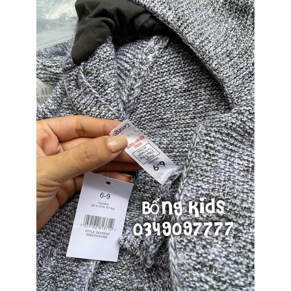 Áo Cardigan Hoodie Bé Trai Khủg Log Muối Tiên Grg