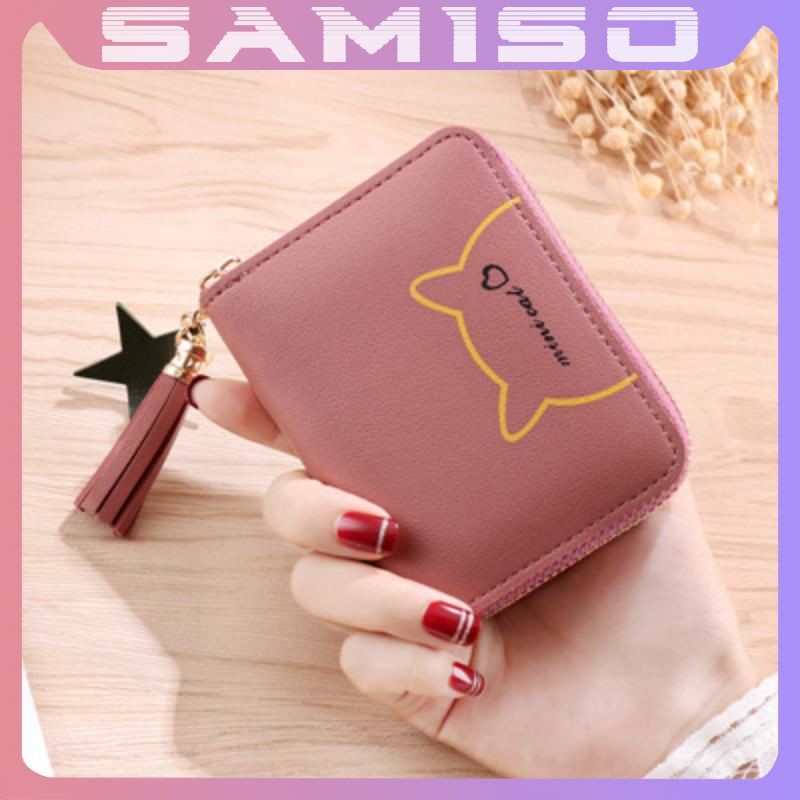 Ví nữ ngắn đẹp cầm tay mini nhỏ gọn bỏ túi nhiều ngăn dễ thương NG35 | BigBuy360 - bigbuy360.vn