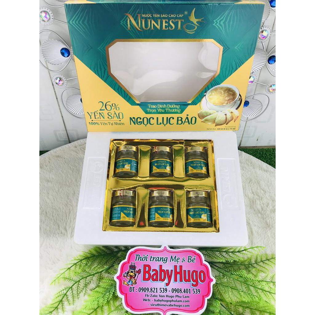 Yến sào NUNEST Cao Cấp Ngọc Lục Bảo Chiếm 26% Yến sào