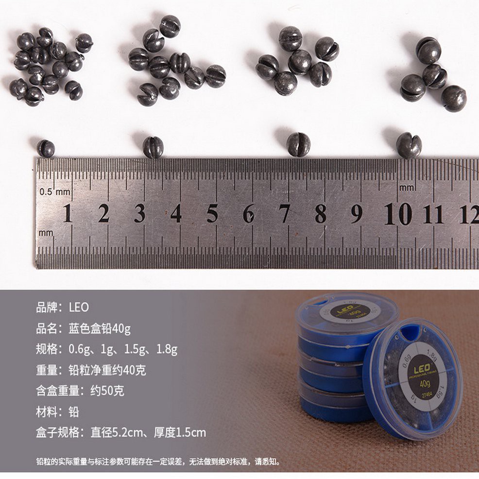 Hộp Chì Câu Cá Hình Viên Đạn 4 Kiểu