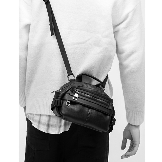 Túi đeo chéo Unisex W2P chất da PU cao cấp chống thấm nước chống bào mòn Ulzzang 3937