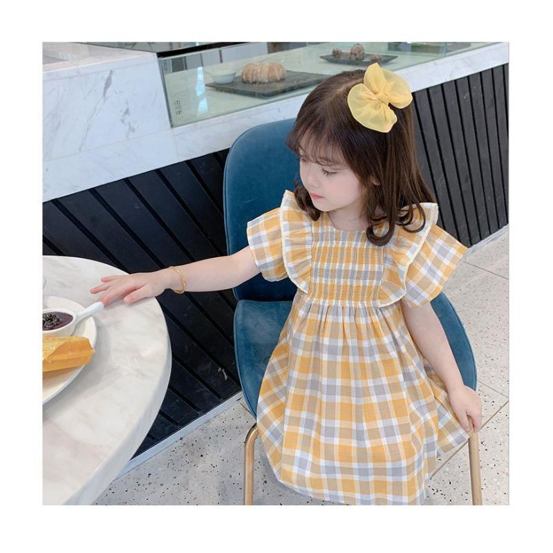 Váy bé gái váy vintage bèo cho bé gái 12 đến 28kg hàng QCCC
