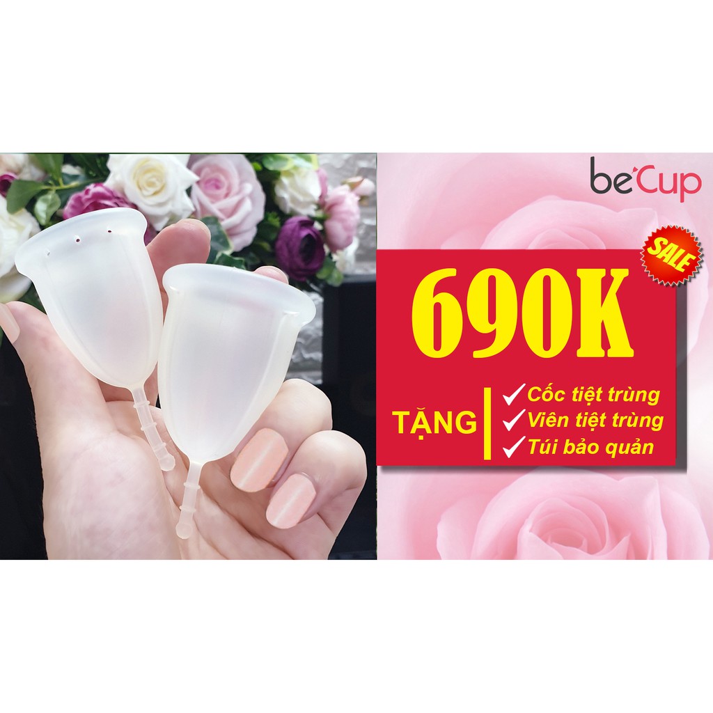 Cốc nguyệt san Becup của Pháp chính hãng loại cao cấp