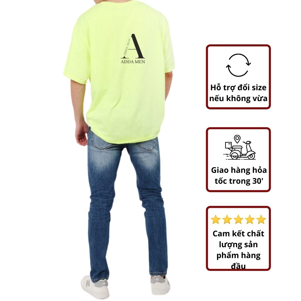 Quần jean nam xước Men Fasshin Show quần jean nam slim ống bó màu xanh mài đùi - 2143