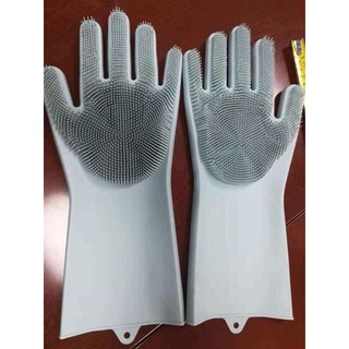 Găng Tay Silicon Kiêm Miếng Rửa Bát #C33