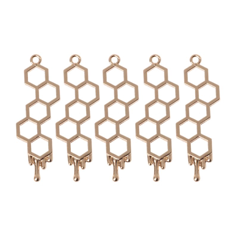 Bộ 5 khung UV hở hình tổ ong/hành tinh dùng để đính đá nhựa resin tự làm đồ trang sức