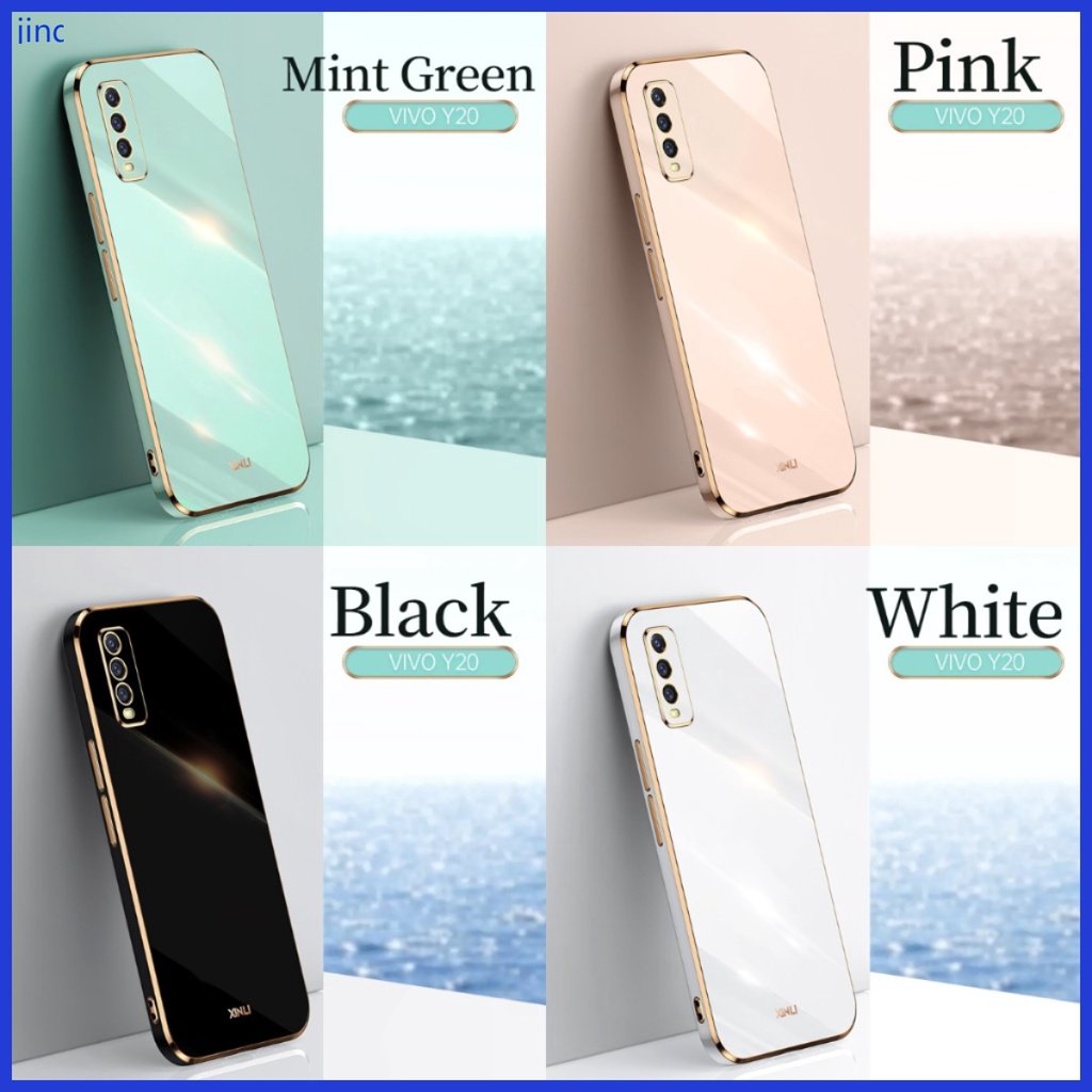 Ốp lưng VIVO Y12S Y12A Y20 Y20i Y20S case Ốp lưng điện thoại TPU mạ điện cao cấp sang trọng