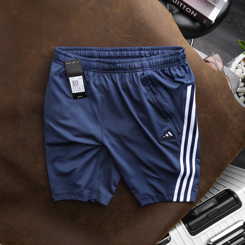 Quần Short A.D.I.D.A.S 3 sọc chéo logo AD
