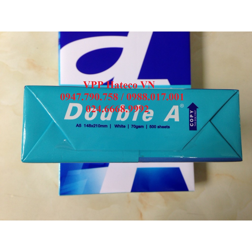 Giấy Double A A5 ĐL70 (giấy cao cấp) Thái Lan- Giấy in