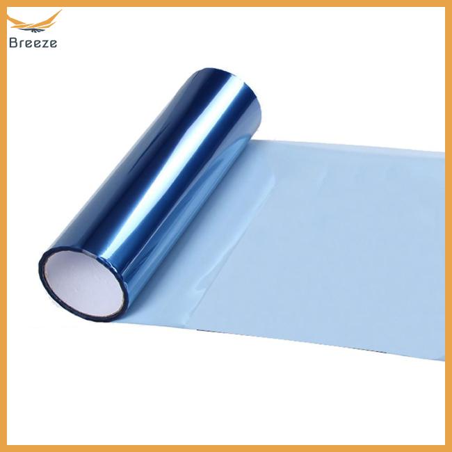 Miếng Dán Vinyl Màu Đen 60x30cm Trang Trí Đèn Pha Xe Hơi Tiện Dụng