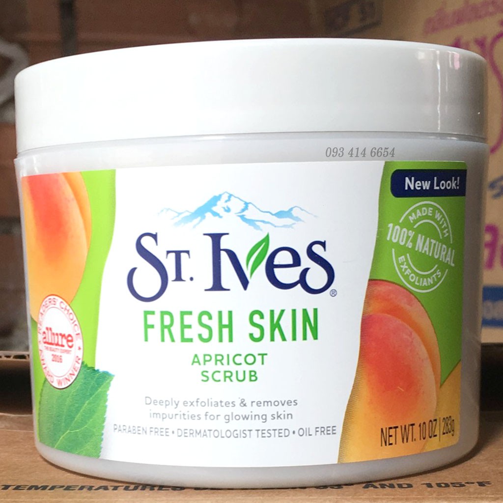 Kem tẩy tế bào chết ST.IVES Fresh Skin Apricot Scrub