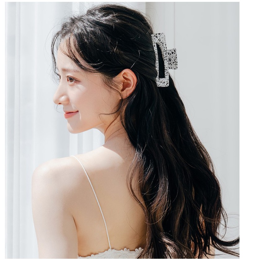 Kẹp tóc acrylic đơn giản thời trang Hàn Quốc dễ thương dễ phối đồ