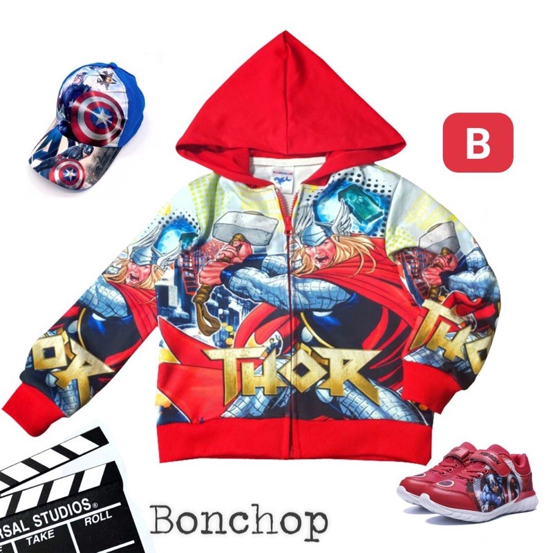 Áo khoác bé trai siêu nhân