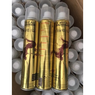 Gôm Xịt Tóc Loreal Gold Sang Trọng 420ml - Tặng Lược