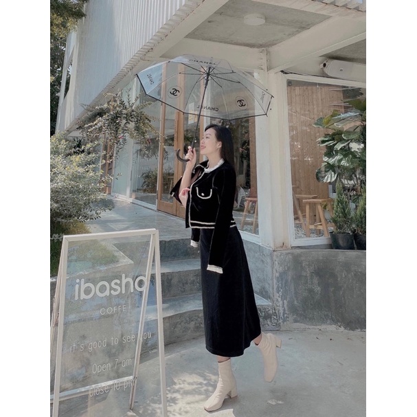 [Video Cận Chất ] Áo khoác dạ tweed 2 lớp, khoác dạ nữ hàng quảng châu loại 1 | BigBuy360 - bigbuy360.vn