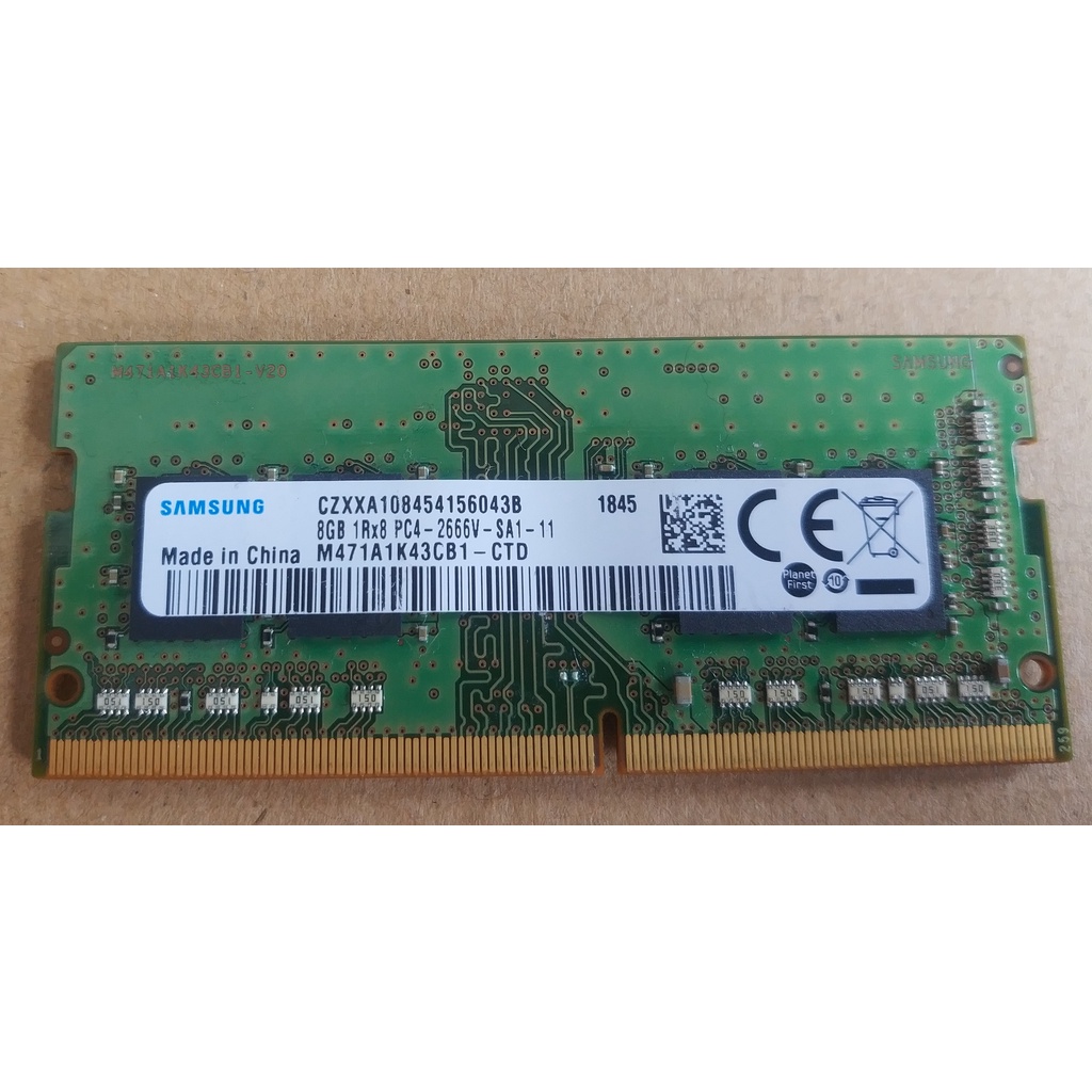 Ram Laptop 8GB DDR4 Buss 2666 Cũ