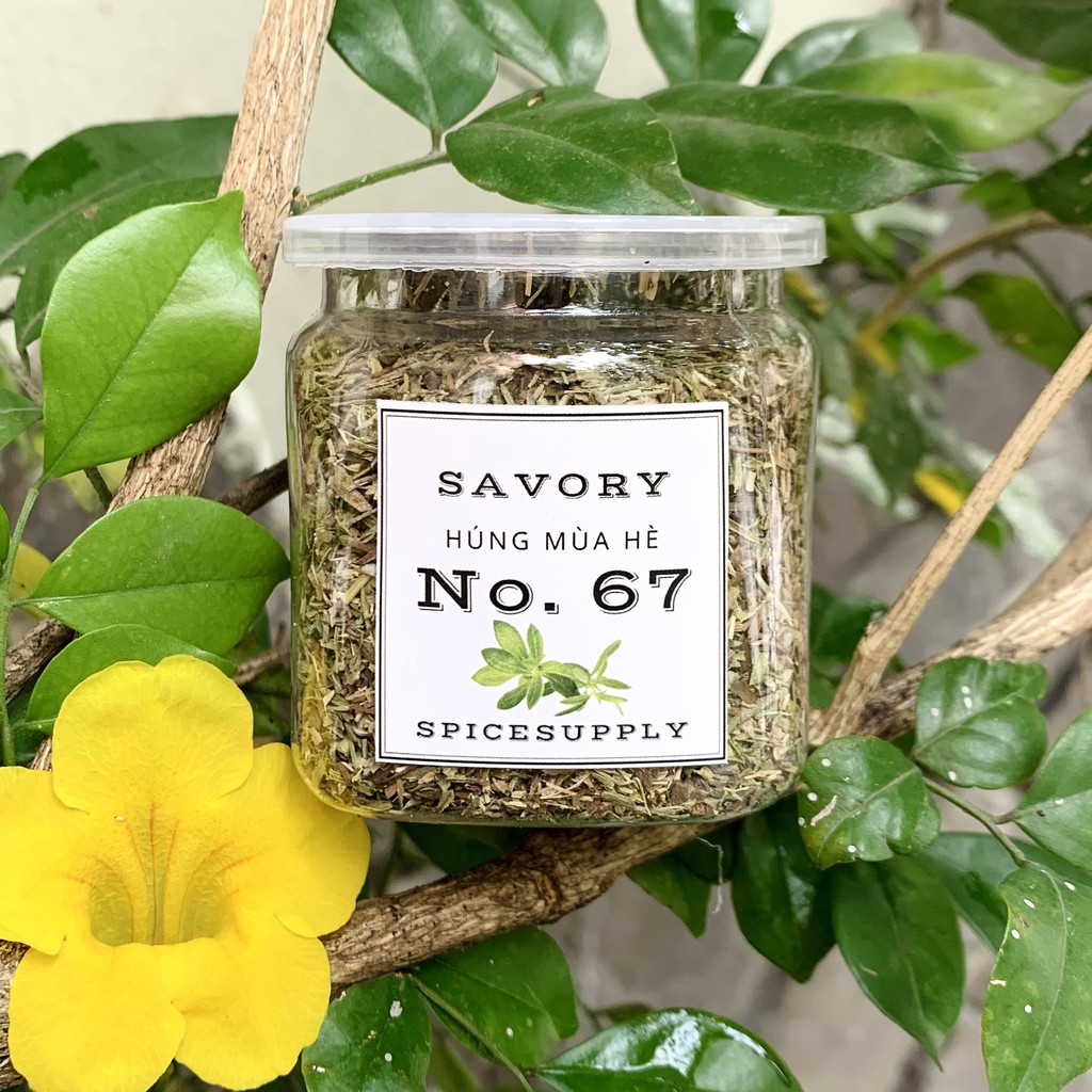 Savory Leaves - Húng mùa hè SPICESUPPLY Việt Nam lá sấy Hũ 35g