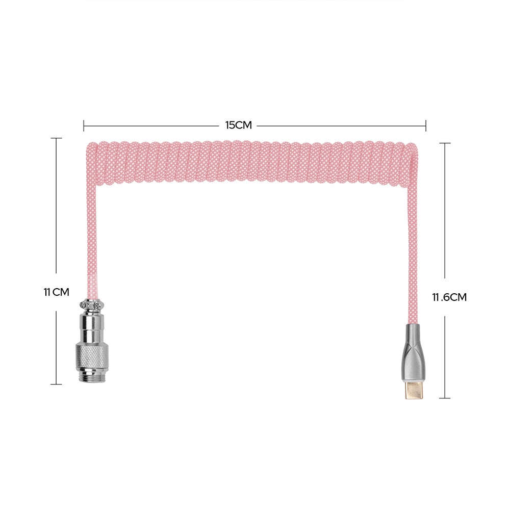Epomaker Dây Cáp Hai Đầu Type-C Có Thể Tháo Rời Cho Bàn Phím Cơ