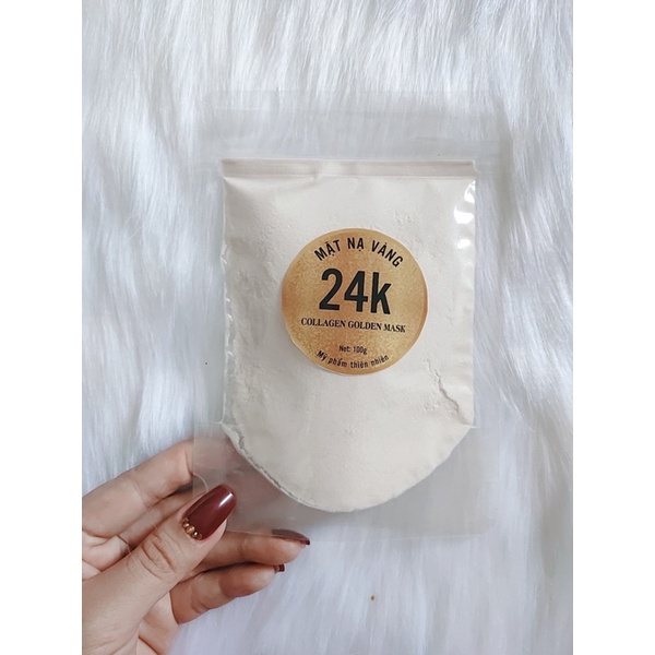 100 gram Mặt nạ dẻo collagen vàng 24 k