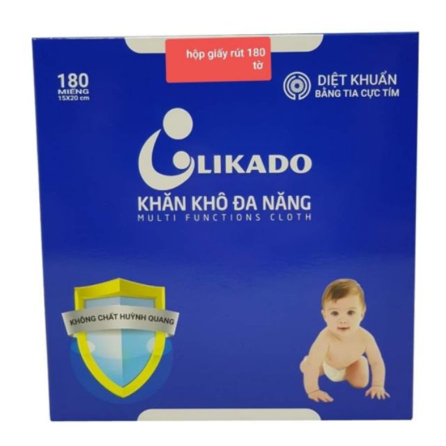 5 bịch khăn vải đa năng likado loại 400g MẪU MỚI