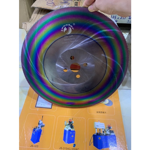 LƯỠI CẮT INOX CẦU VỒNG  JETTA  PHI (275*1.6MM )(300*1.6mm)(325*2.0mm)(350*2.0mm)